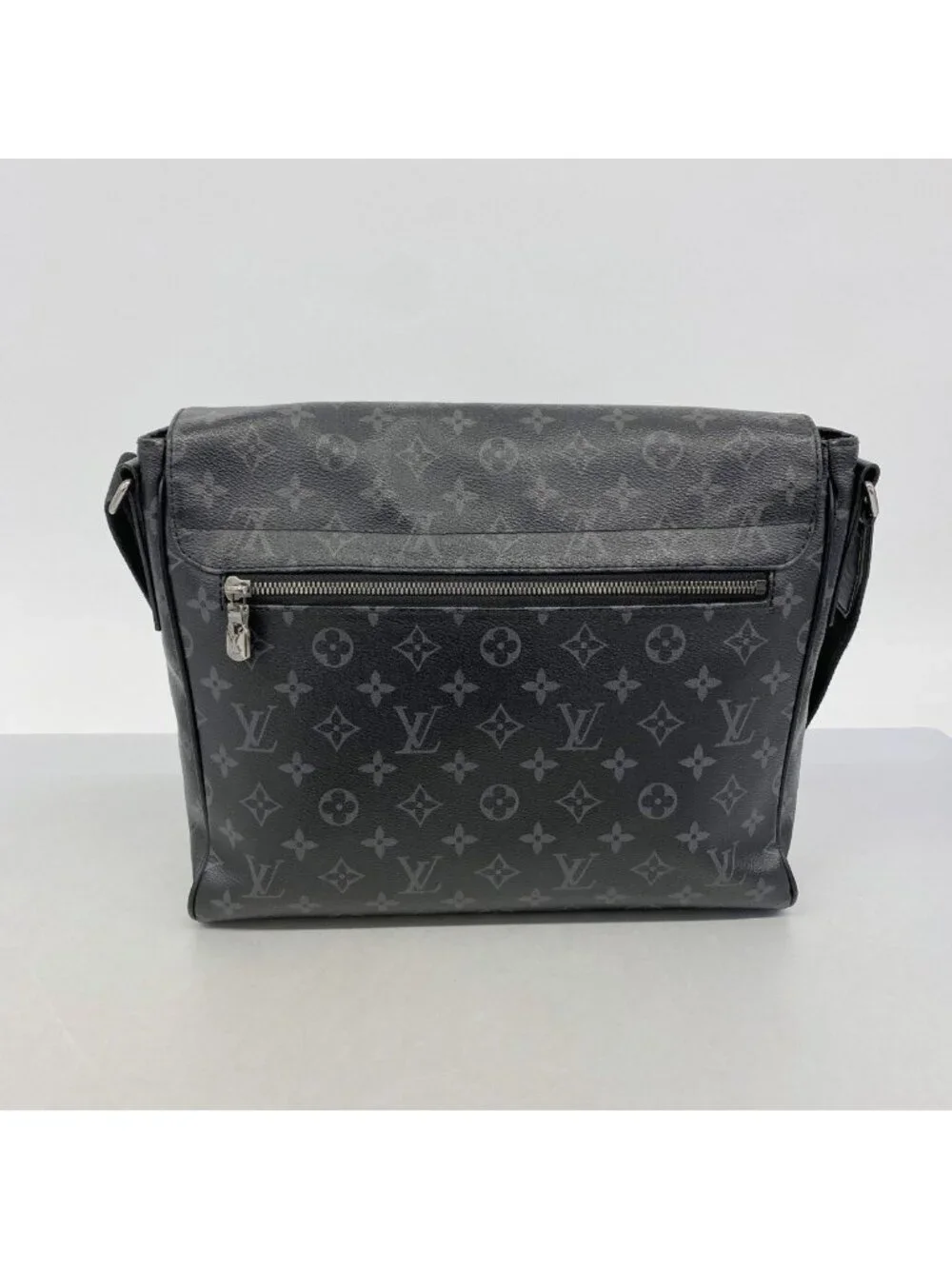 Louis Vuitton Shoulder Bag Monogram Eclipse District MM NM Black